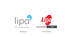 Desktop Screenshot of lipa.be